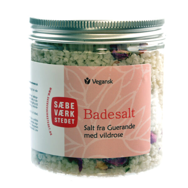 Badesalt med vildrose